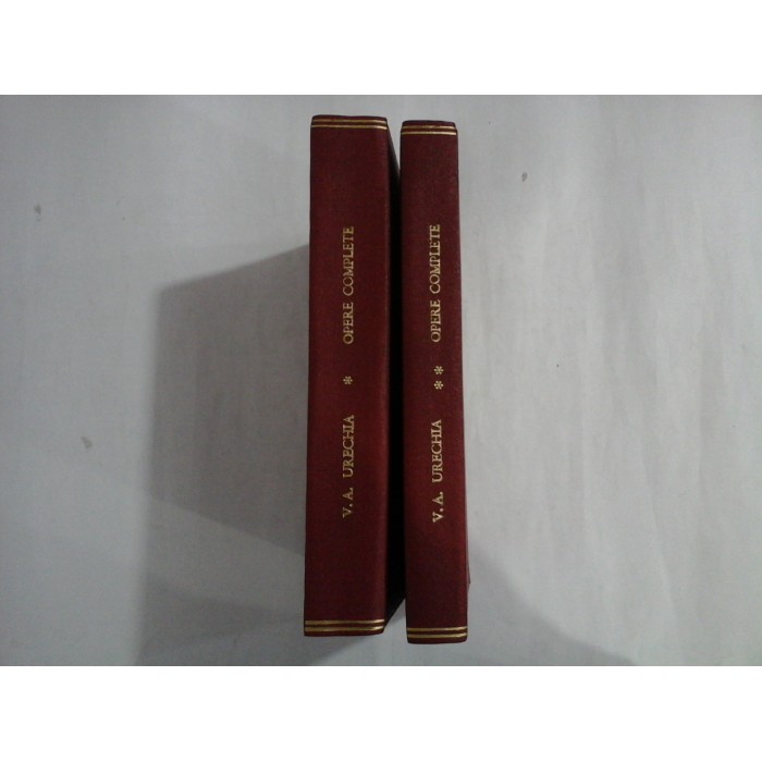OPERE COMPLETE - V.A. URECHIA - 2 volume - ed. 1878